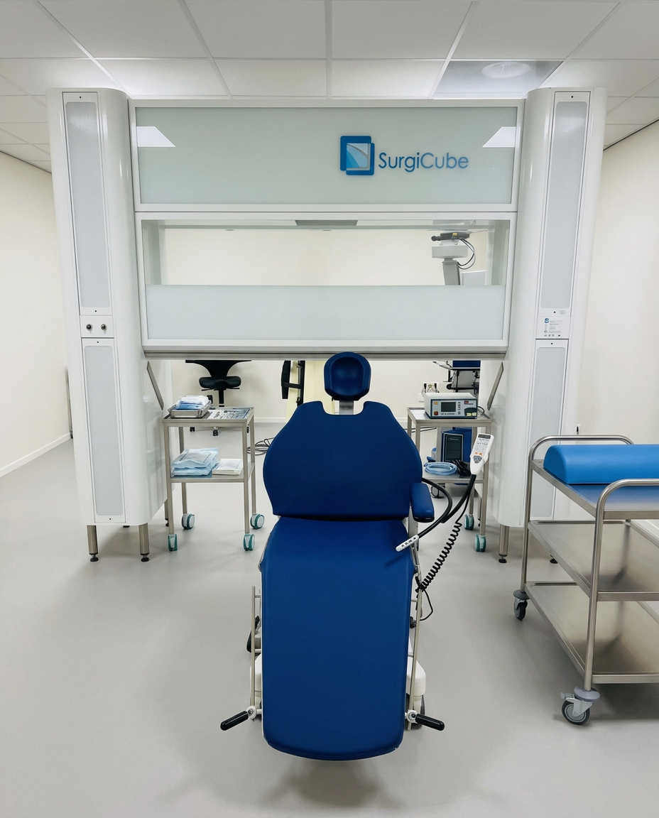 Nationaal Oogcentrum maakt gebruik van de SurgiCube.